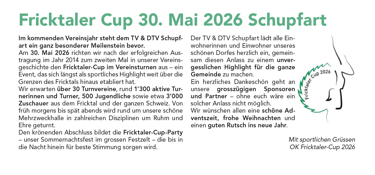 Fricktaler Cup 2026